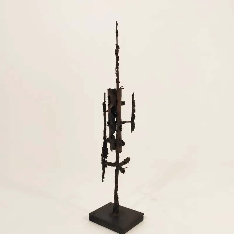 Pamono After Marcello Fantoni, Abstract Sculpture, 1950s, Copper