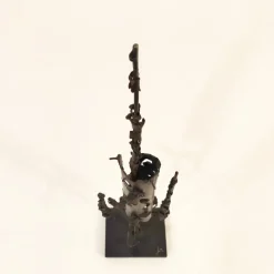 Pamono After Marcello Fantoni, Abstract Sculpture, 1950s, Copper