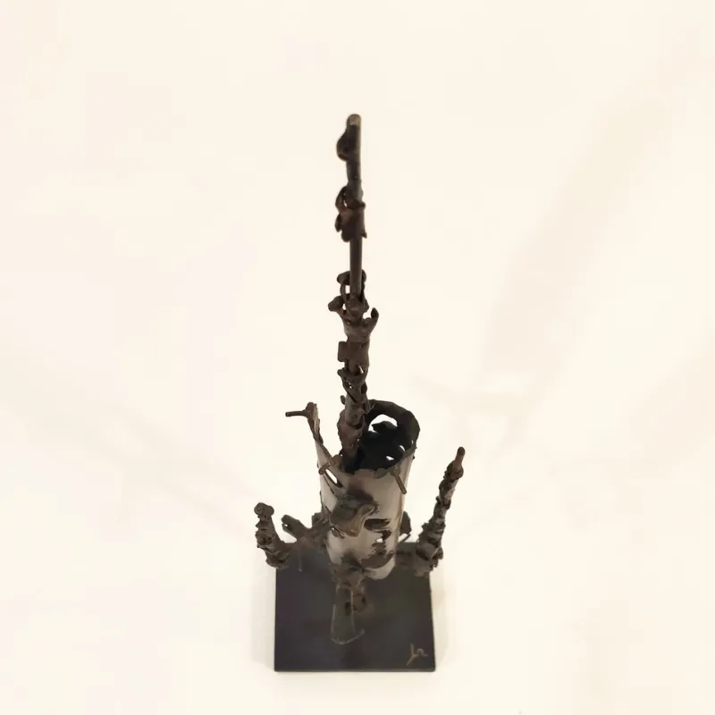 Pamono After Marcello Fantoni, Abstract Sculpture, 1950s, Copper