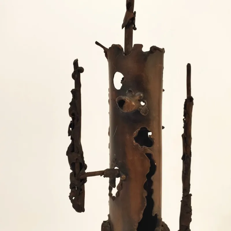 Pamono After Marcello Fantoni, Abstract Sculpture, 1950s, Copper