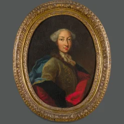 Outlet Pamono After Maria Giovanna Battista Clementi, Portrait, 1740, Oil on Canvas, Framed