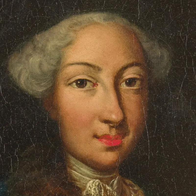 Outlet Pamono After Maria Giovanna Battista Clementi, Portrait, 1740, Oil on Canvas, Framed