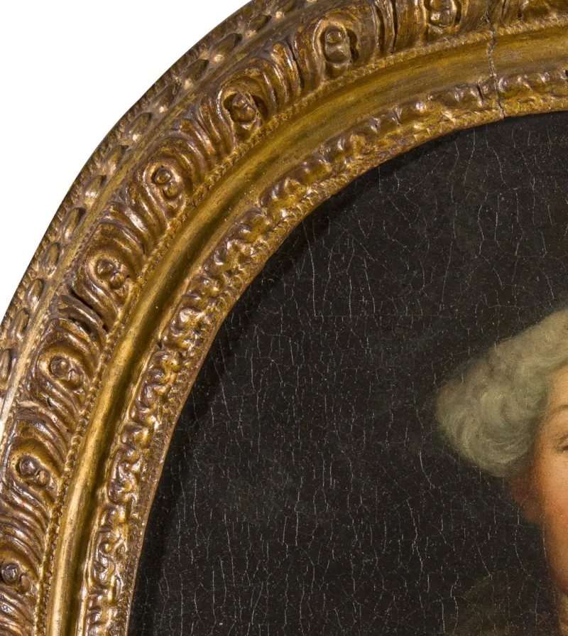 Outlet Pamono After Maria Giovanna Battista Clementi, Portrait, 1740, Oil on Canvas, Framed