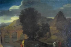 Outlet Pamono After Nicolas Poussin, Moses Saved from the Waters, 19th Century, Oil on Canvas, Framed