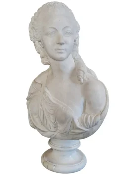 Sale Pamono After Pajou, Bust of Madame Du Barry, 19th Century, Marble