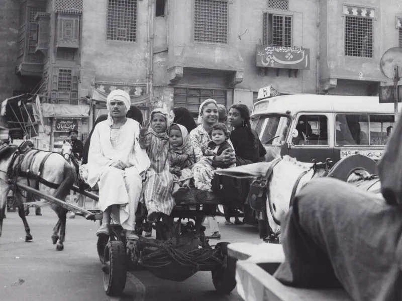 Pamono After Redenbacher, Cairo Street Life, 1963, Original Vintage Black & White Photograph> Photography