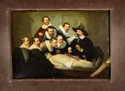 Pamono After Rembrandt, Figurative Scenes, 1890s, Oil Paintings, Framed, Set of 2> Old Masters