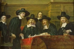 Pamono After Rembrandt, Figurative Scenes, 1890s, Oil Paintings, Framed, Set of 2><noscript><img width=