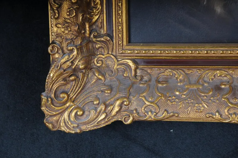Hot Pamono After Rembrandt van Rijn, The Man in the Gold Helmet, Oil Painting, Framed