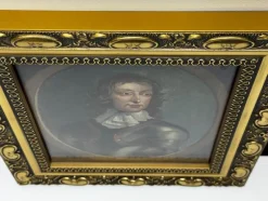 Pamono After Robert Walker, Portrait of General John Lambert in Armour, 1840, Oil on Panel, Framed><noscript><img width=