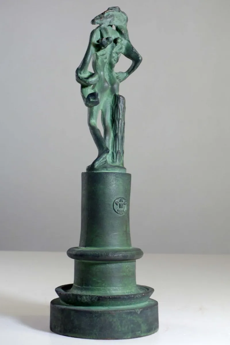Pamono After Salvador Dalì, Birdman Surrealist Sculpture, 2004, Bronze> Surrealist