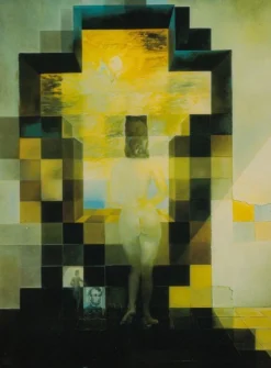 Pamono After Salvador Dali, Lincoln / Gala Anamorphosis Portrait> Prints & Multiples
