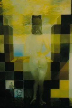 Pamono After Salvador Dali, Lincoln / Gala Anamorphosis Portrait><noscript><img width=