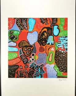 Hot Pamono After Yayoi Kusama, Composition, 1990s, Limited Edition Lithograph