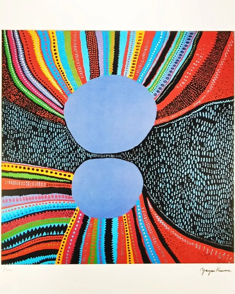 New Pamono After Yayoi Kusama, Composition, 1990s, Limited Edition Lithograph
