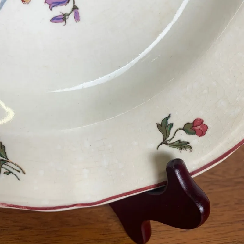 Hot Pamono Agreste Soup Plates from Sarreguemines, 1920s/1950s, Set of 4