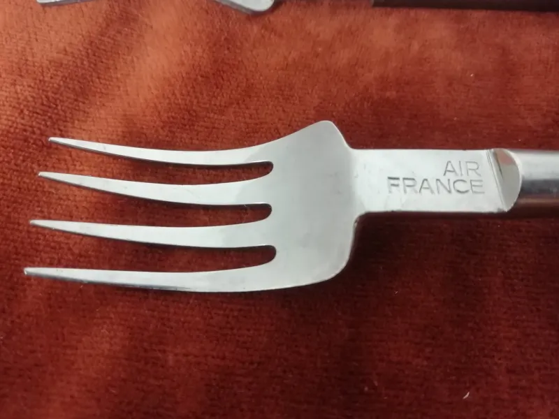 Pamono Air France Concorde Cutlery by Raymond Loewy, 1960s, Set of 5> Cutlery & Serving Utensils