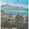Hot Pamono Airline Poster of Lake Wakatipu in Queenstown, 1960