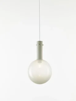 Discount Pamono Alabaster White Sphere Pendant Light by Dechem Studio