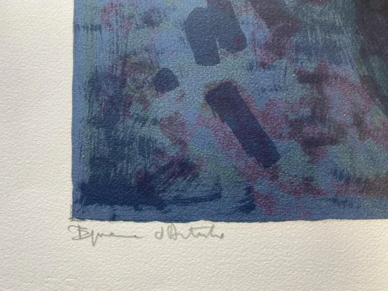 Pamono Alain Bonnefoit, L'apaisement, 1974, Original Lithograph> Prints & Multiples