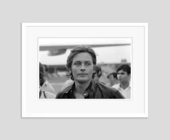 Outlet Pamono Alain Delon Archival Pigment Print Framed in White by Jean-Pierre Bonnotte