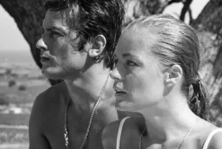 Pamono Alain Delon La Piscine Archival Pigment Print Framed in White by Giancarlo Botti> Mid-Century