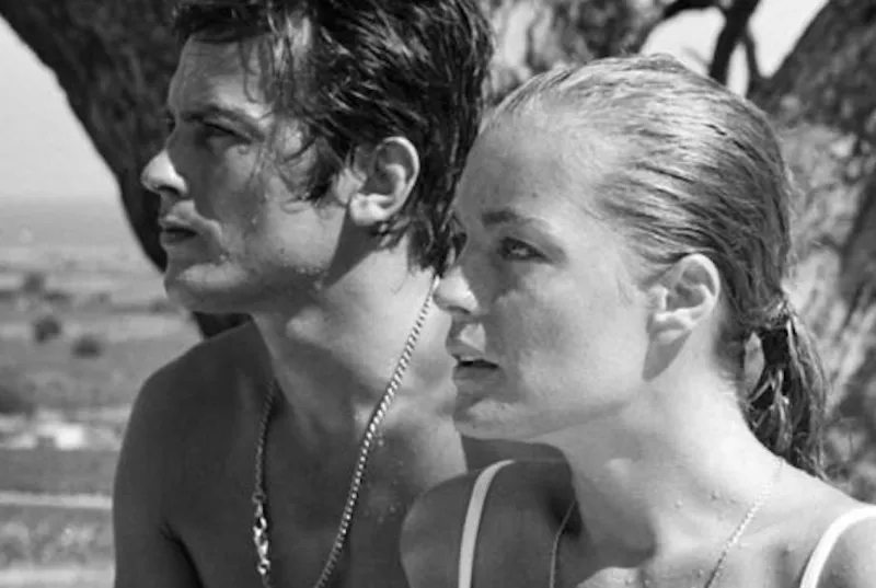 Pamono Alain Delon La Piscine Archival Pigment Print Framed in White by Giancarlo Botti> Mid-Century