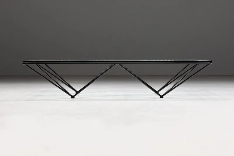 Pamono Alanda Square Coffee Table by Paolo Piva for B&b Italia, 1980s> Coffee & Side Tables
