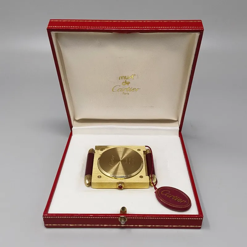 Online Pamono Alarm Clock Pendulette from Cartier, Swiss, 1990s