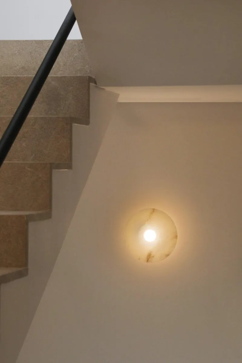 Clearance Pamono Alba Simple Wall Alabaster Light by Contain