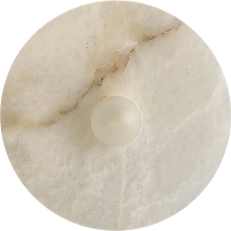 Pamono Alba Simple XXL Alabaster Wall Light by Contain> Wall Lights & Sconces