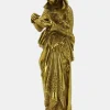 Pamono Albert-Ernest Carrier-Belleuse, Reading Woman, 1880, Bronze> Art Nouveau