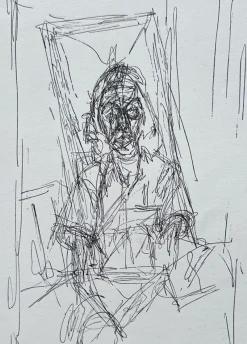 Pamono Alberto Giacometti, Portrait, 1956, Lithograph><noscript><img width=
