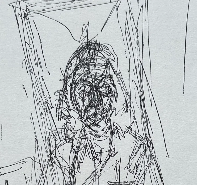 Pamono Alberto Giacometti, Portrait, 1956, Lithograph> Prints & Multiples