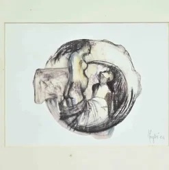 Online Pamono Alberto Inglesi, Figures, Mixed Media, 2004