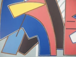 Sale Pamono Alberto Magnelli, Blue Composition, Original Lithograph