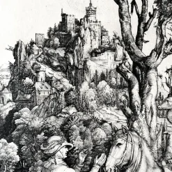 Pamono Albrecht Dürer, Horse, Engraving, 1501><noscript><img width=