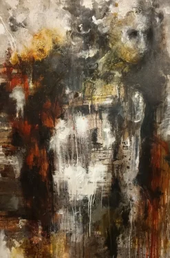 Pamono Alessandro La Motta, The Fall of the Giants, 2012, Oil Paintings on Canvas, Set of 2><noscript><img width=