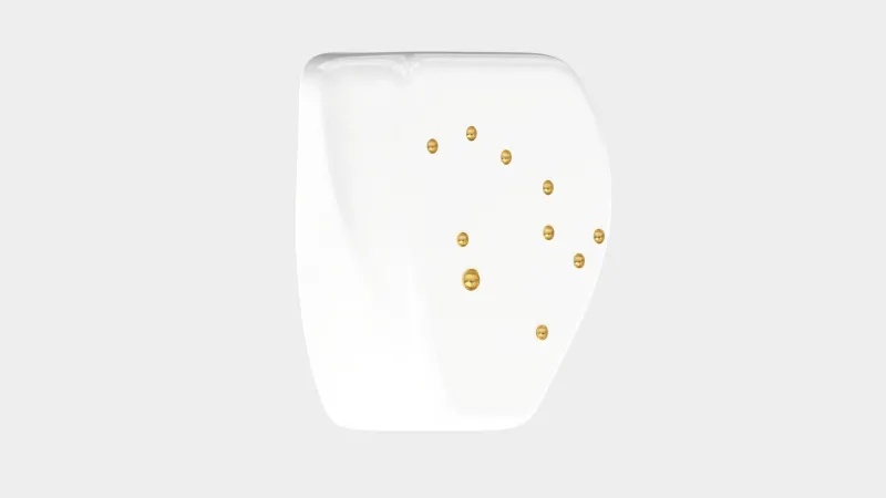 Pamono Alessia Constellation 1 Arctic White/Gold Side Table from Eje-Design