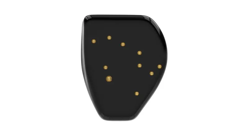 Best Pamono Alessia Constellation 1 Black Diamond/Gold Side Table from Eje-Design