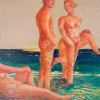 Discount Pamono Alessio Paternesi, The Sun in the Heart, Oil on Panel, 1990s