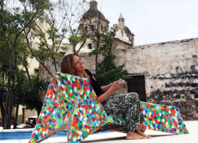 Pamono Alex Chaise Longue by Alessandro Mendini for ecopixel The Exceptional> Seating|Garden Seating