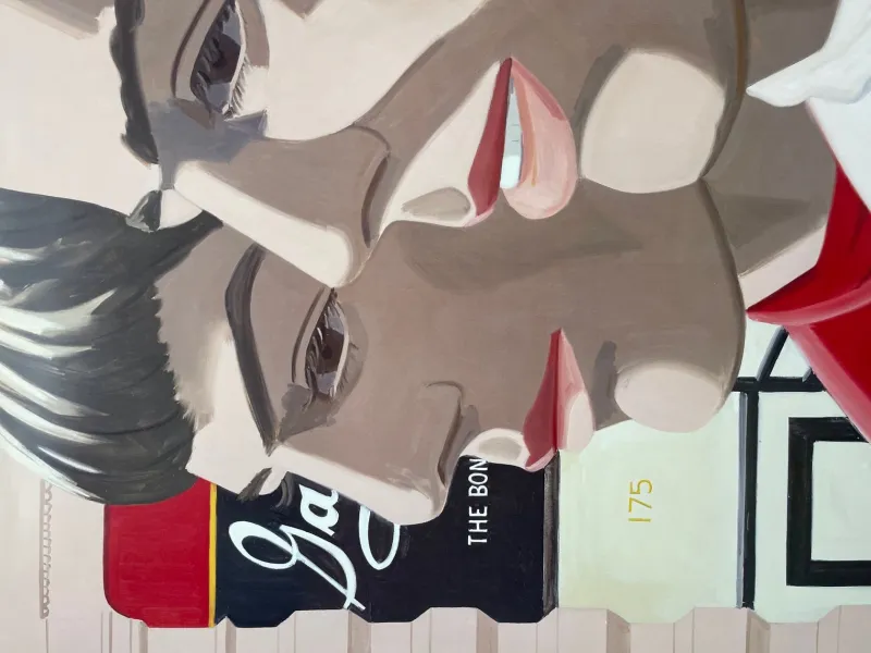 Pamono Alex Katz, Scott and John, Frieder Burda Exhibition Poster, Germany, 1966 / 21st Century> Posters