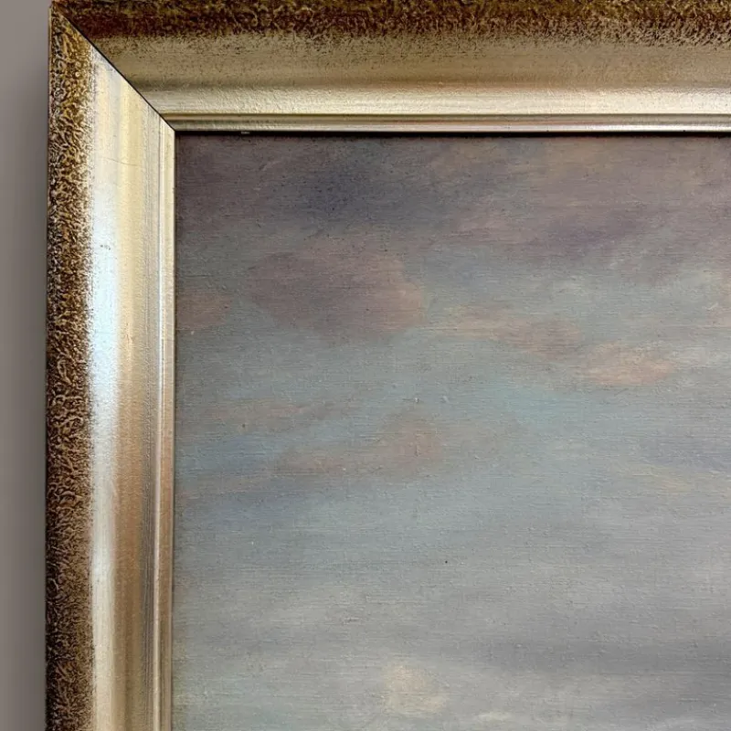 Pamono Alexander Reich-Staffelstein, Seascape with Sailing Vessel, 20th Century, Oil Painting> Classical