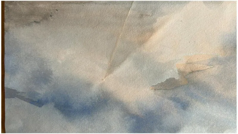 Pamono Alexandre Bonade, Saint-Servan Seen from the Ramparts of Saint-Malo, Watercolor, 2003> Work On Paper