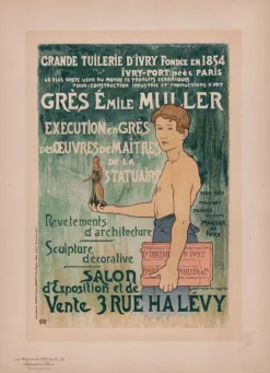 Best Pamono Alexandre Charpentier, Grès Émile Muller from Les Maîtres de L'Affiche, 1898