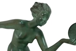Pamono Alexandre-Joseph Derenne, Art Deco Sculpture Dancer Paineous, 1930s, Babbitt & Marble