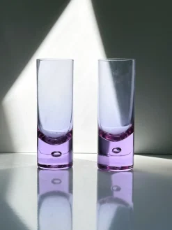 Pamono Alexandrite Glasses by Sergio Asti for Arnolfo di Cambio, 1970s, Set of 5> Glassware