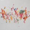 Outlet Pamono Alighiero Boetti, Jumping from Pole to Frasca, 48-50, Silkscreen, 1986