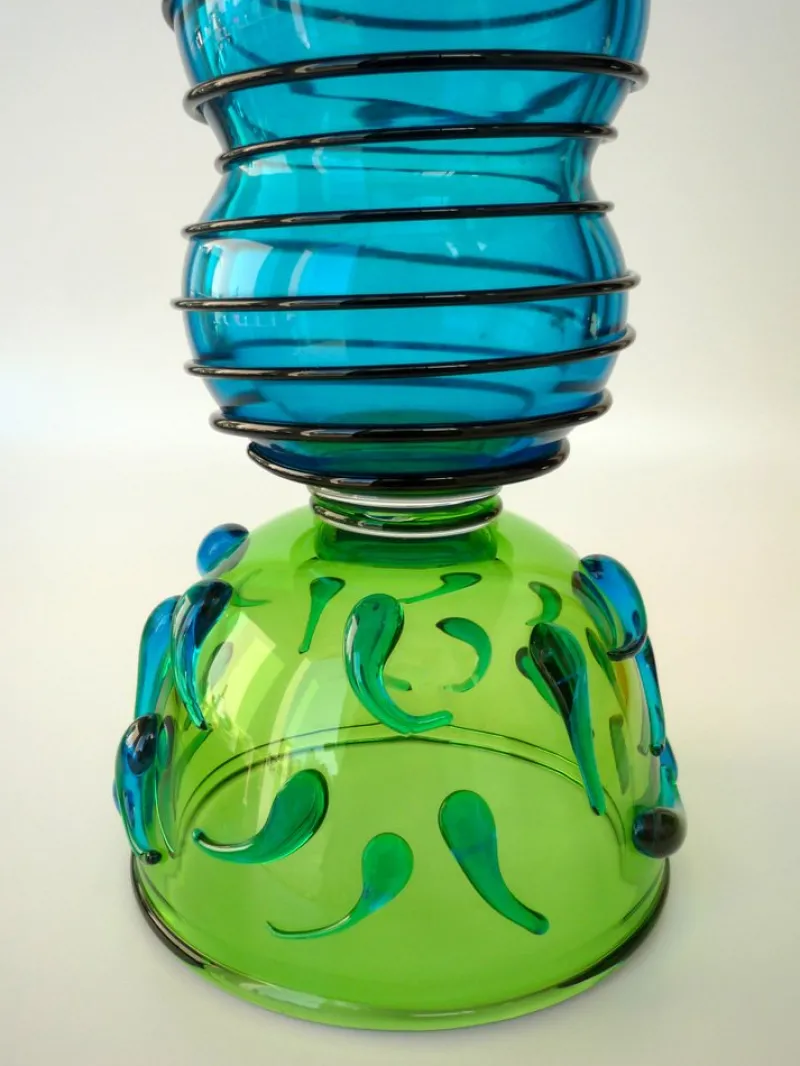 Pamono Alioth Designer Vase by Ettore Sottsass for Memphis Milan> Tabletop